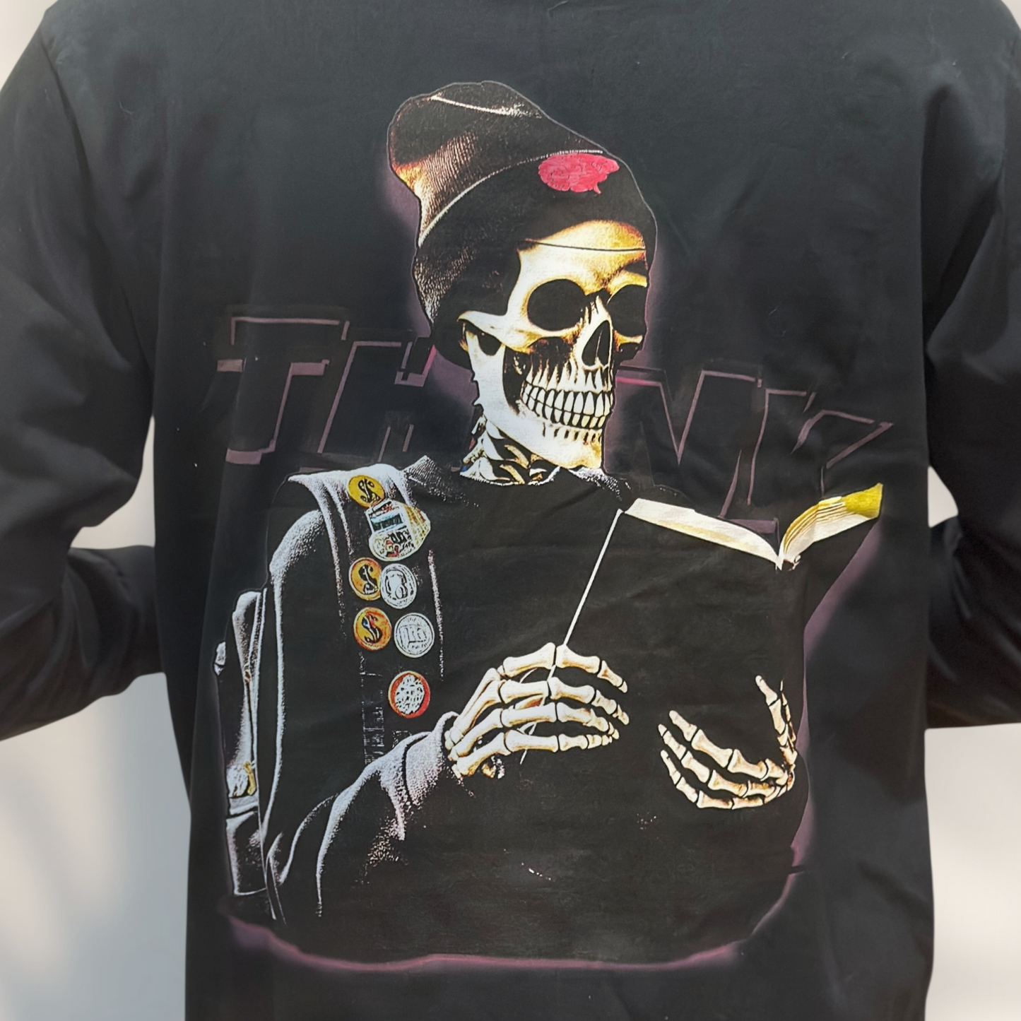 Drop Shoulder Crew Neck Long Sleeve