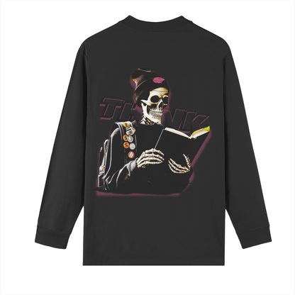 Drop Shoulder Crew Neck Long Sleeve