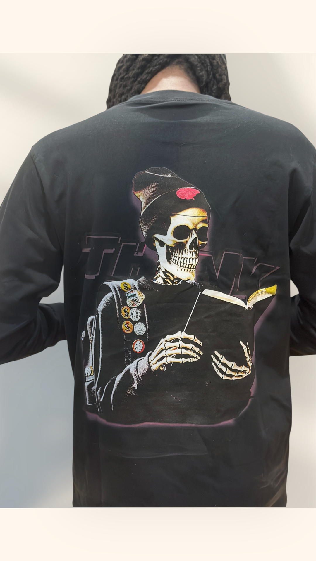 Drop Shoulder Crew Neck Long Sleeve