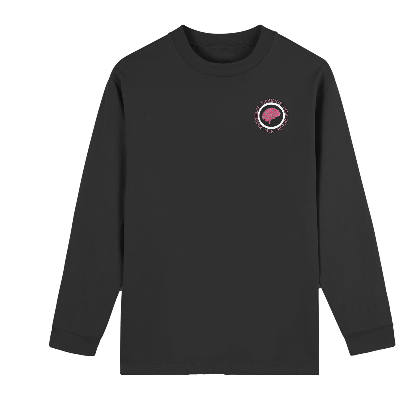 Drop Shoulder Crew Neck Long Sleeve